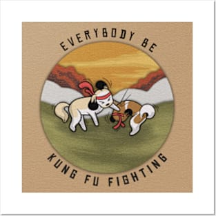 Everybody be kung fu fighting Posters and Art